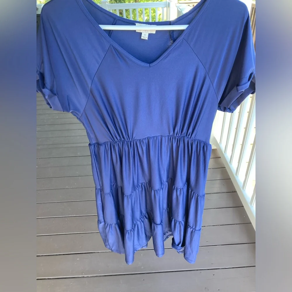 Navy Blue Small Umgee Dress - Picture 3 of 4
